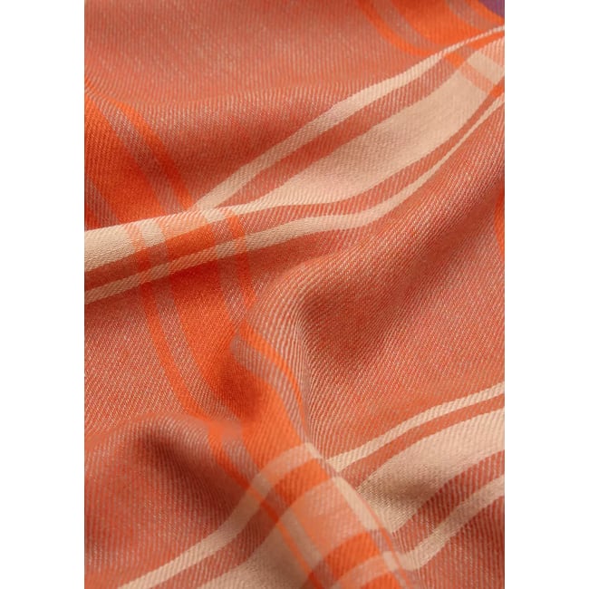 Écharpe 100 % laine à carreaux - MANGO