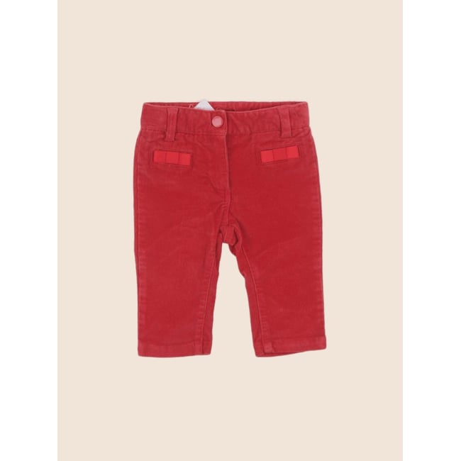 Pantalon - Très bon état rouge <span itemprop=