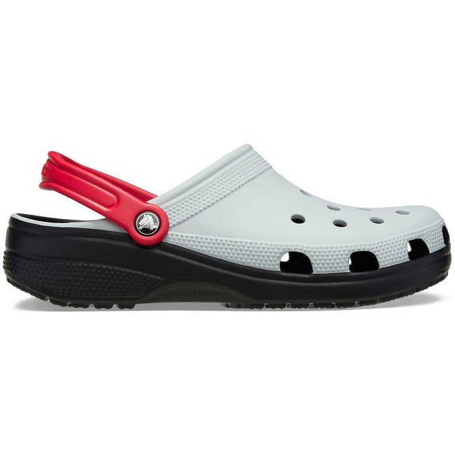 Classic Retro Sport Clogs, grey/red, CROCS