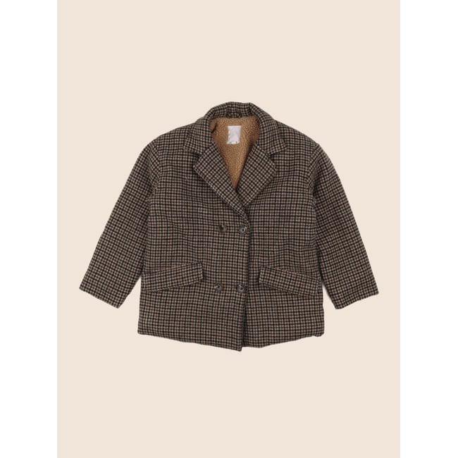 Manteau - Très bon état marron <span itemprop=