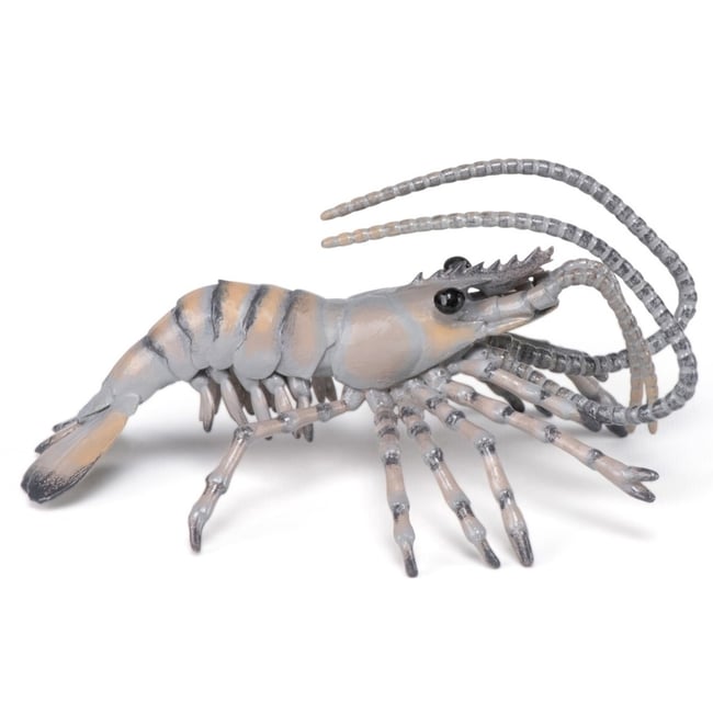 Figurine Crevette gris <span itemprop=
