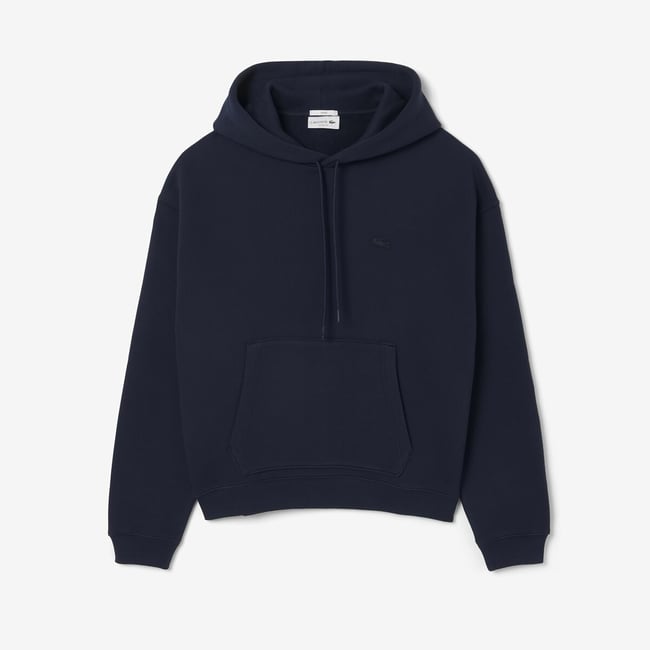 Felpa con cappuccio e logo ton sur ton - LACOSTE