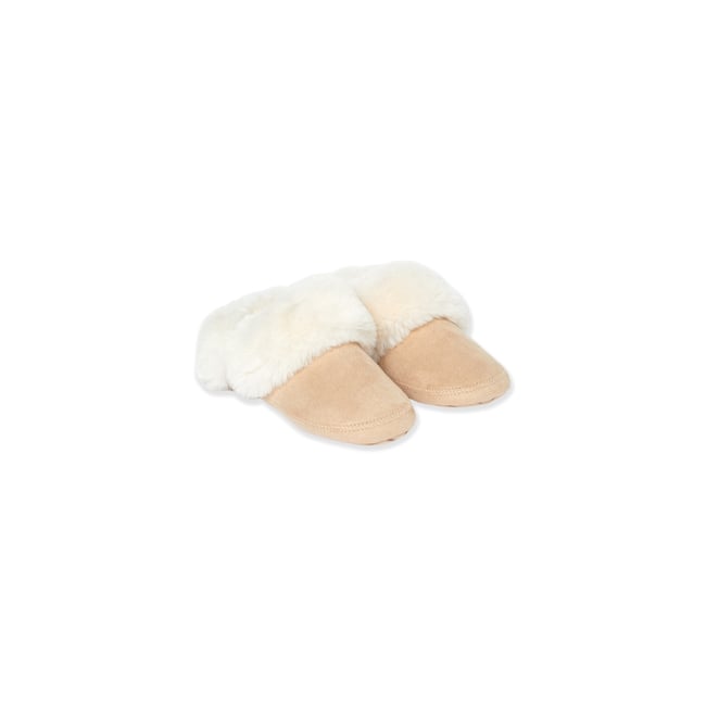 Chaussons bottines HALYSSIA ecru <span itemprop=