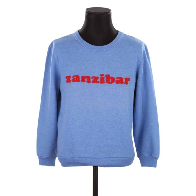 Sweatshirt en coton - Très Bon État bleu <span itemprop=