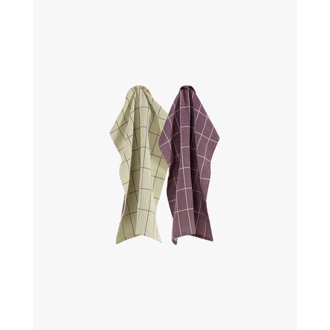 Lot de 2 torchons Laro - coton 100% - NOO.MA
