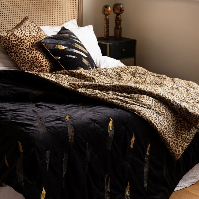 Lovestruck Bedspread, black, ROCKETT ST GEORGE