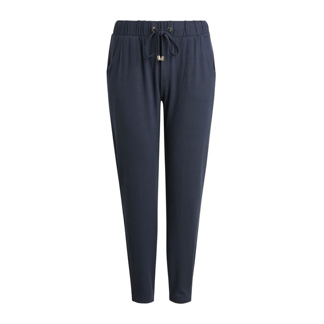 Pantalon de jogging en jersey bleu marine <span itemprop=