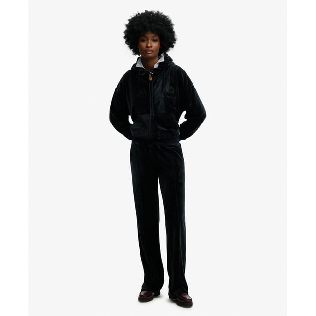 Jogging en Velours Country Club bleu marine éclipse <span itemprop=