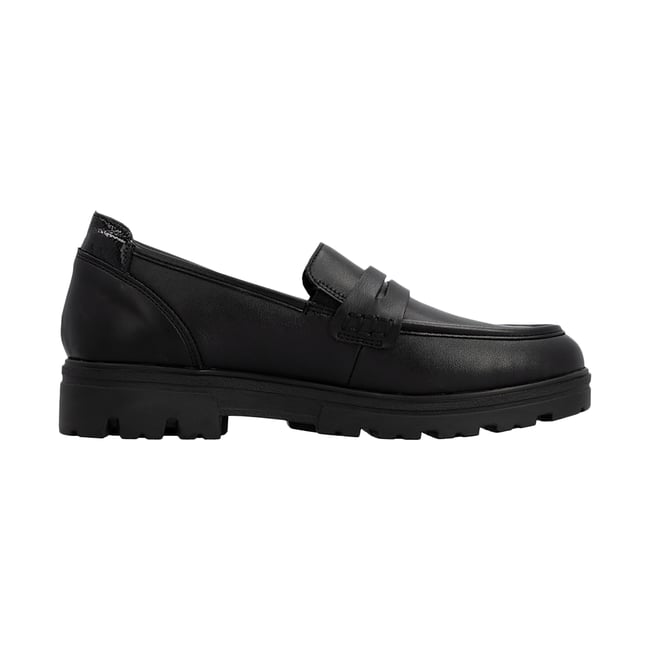 Mocassin Cuir Rgd noir <span itemprop=