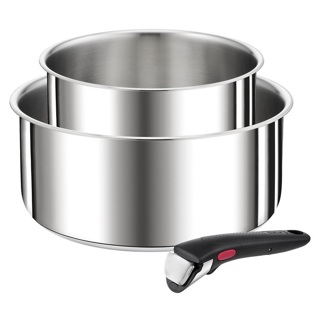 3-teiliges Pfannen-Set Ingenio Préférence inox <span itemprop=