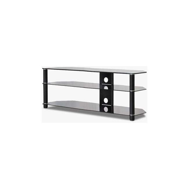 Meuble TV Simply 1400 65P avec cache cables Couleur noir <span itemprop=
