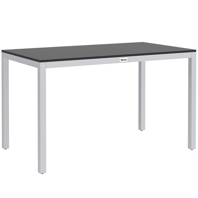 Table de jardin Aluminium Noir noir <span itemprop=