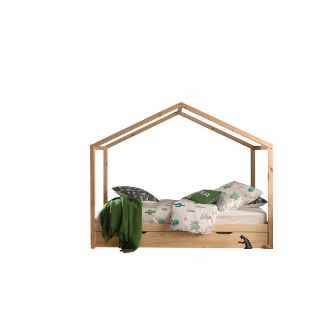 Dallas Lit ZH Naturel + lit gigogne - VIPACK