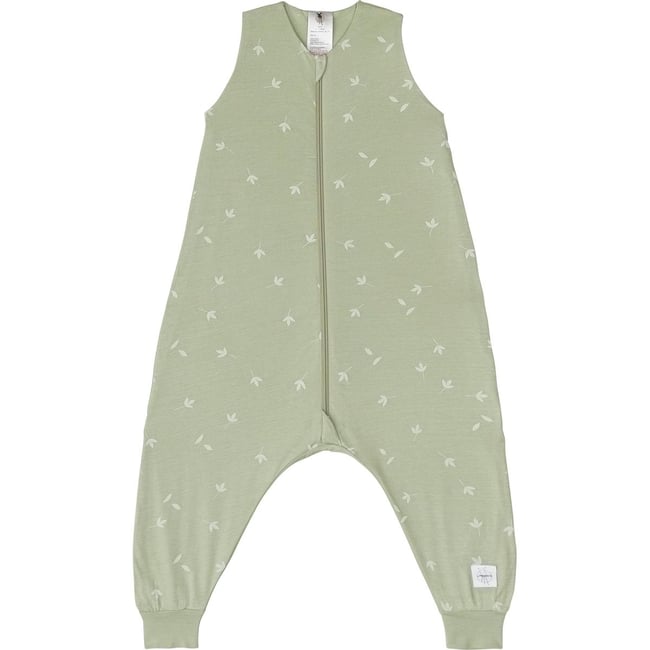 Combinaison pour dormir vert olive, blanc <span itemprop=