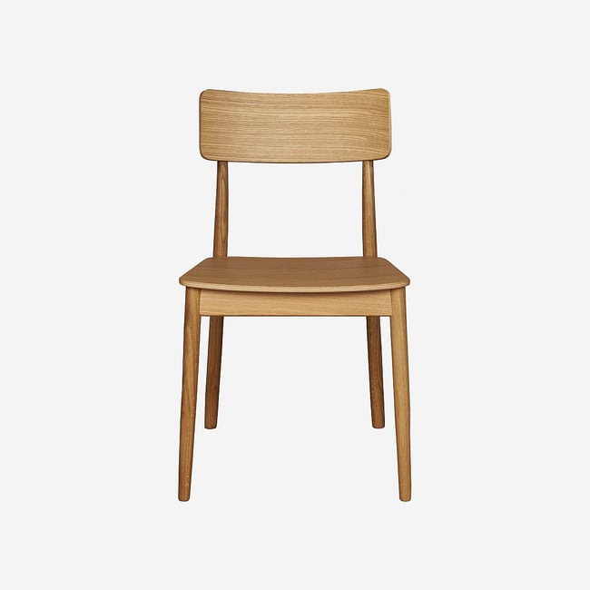 Chaise chêne PIPPA Couleur naturel clair <span itemprop=