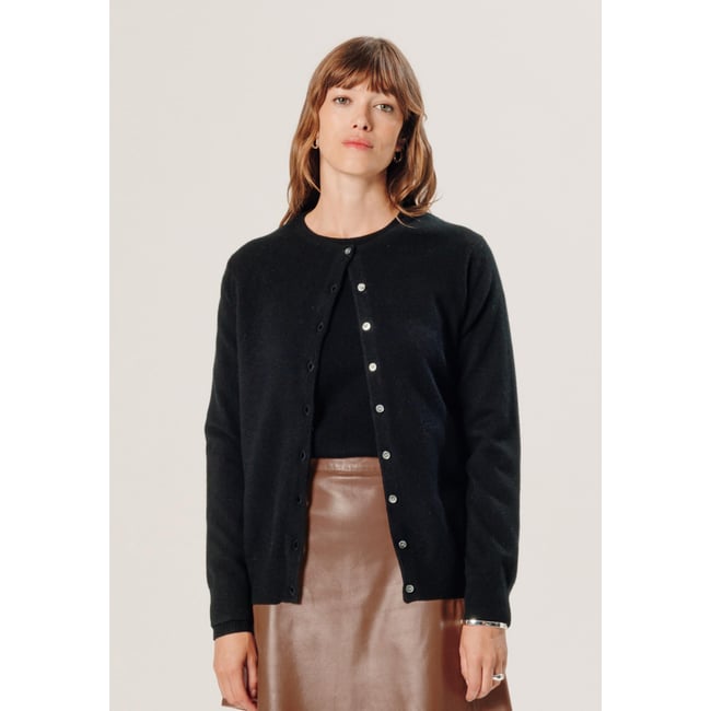 Gilet en cachemire v002228 <span itemprop=