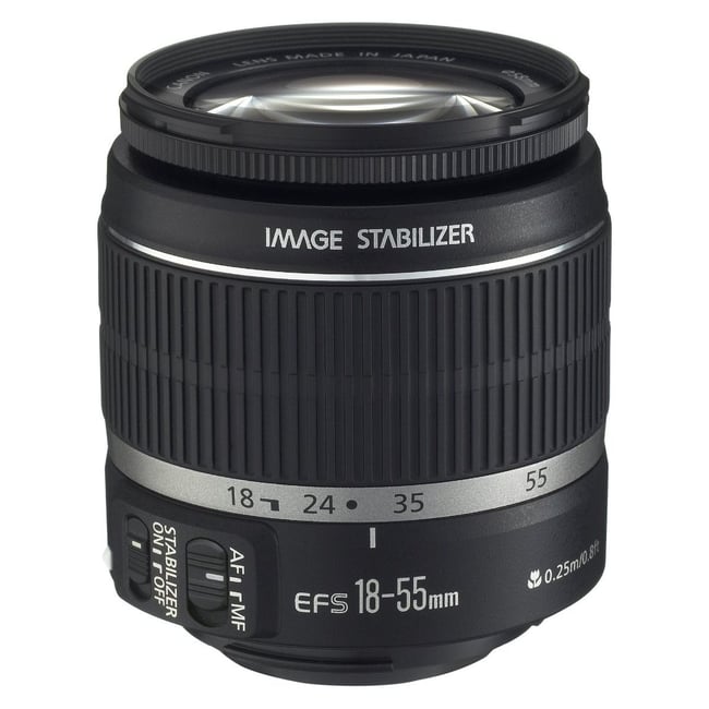 Objectif pour Reflex EF-S 18-55mm f/3.5-5.6 IS II noir <span itemprop=