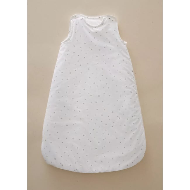 Sac à poussette coton étoiles gris <span itemprop=