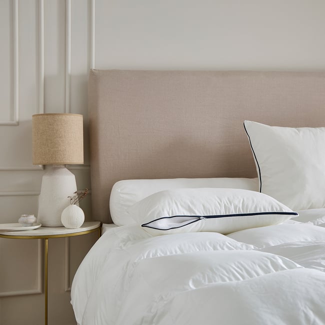 Oreiller Hauteur Réglable - Mémoire de forme Couleur blanc <span itemprop=
