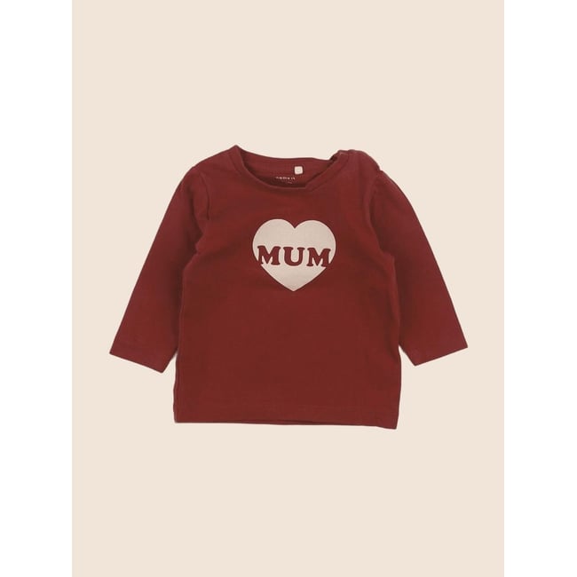 Tee-shirt - Très bon état marron <span itemprop=