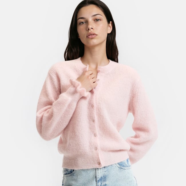 Cárdigan con botones, mezcla de alpaca y lana - LA REDOUTE COLLECTIONS