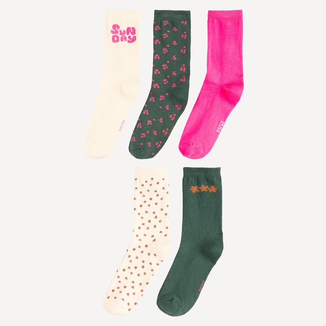 Lot de 5 chaussettes  assortis LA REDOUTE COLLECTIONS