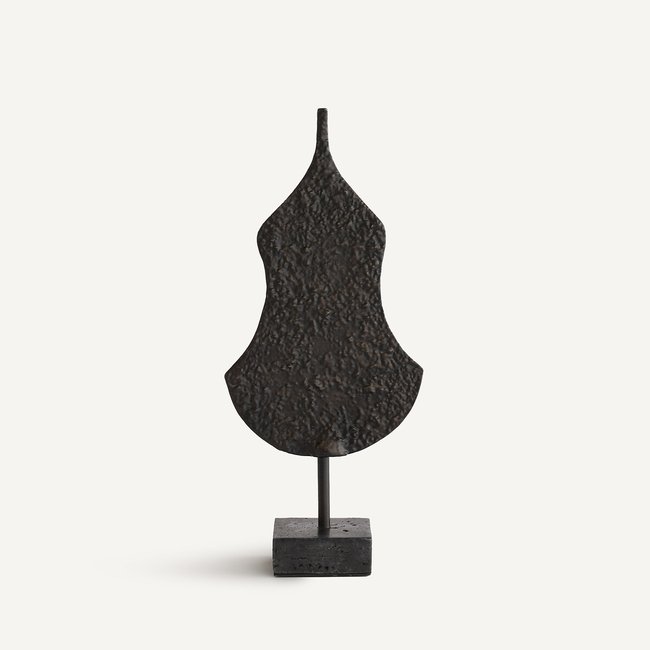 Estatuilla de aluminio fundido, Sarafu negro <span itemprop=