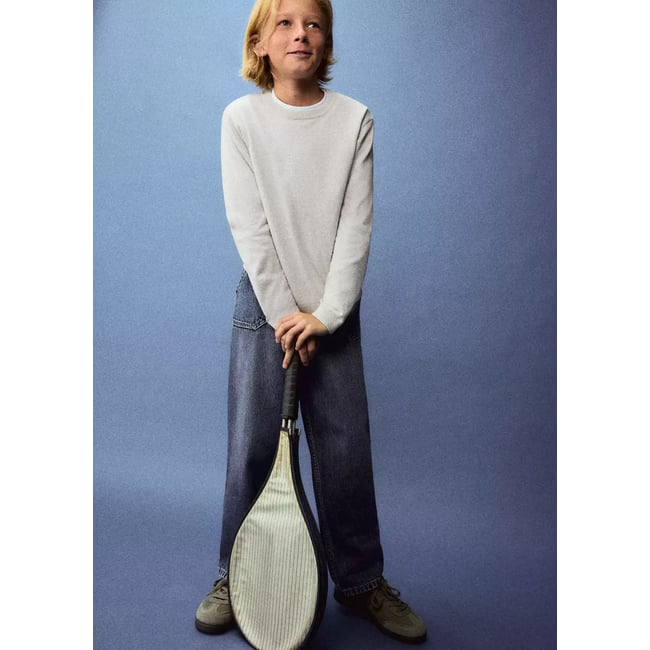 Pull-over 100 % coton maille fine - MANGO KIDS