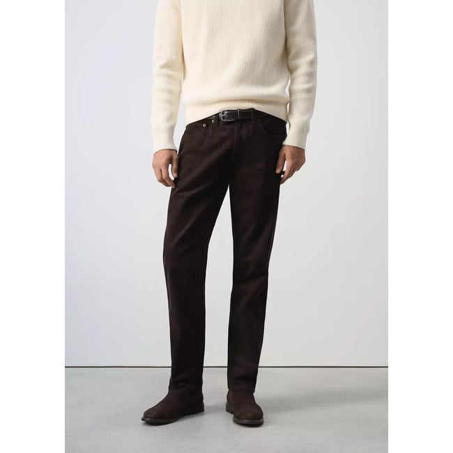 Pantalon velours côtelé regular-fit - MANGO MAN