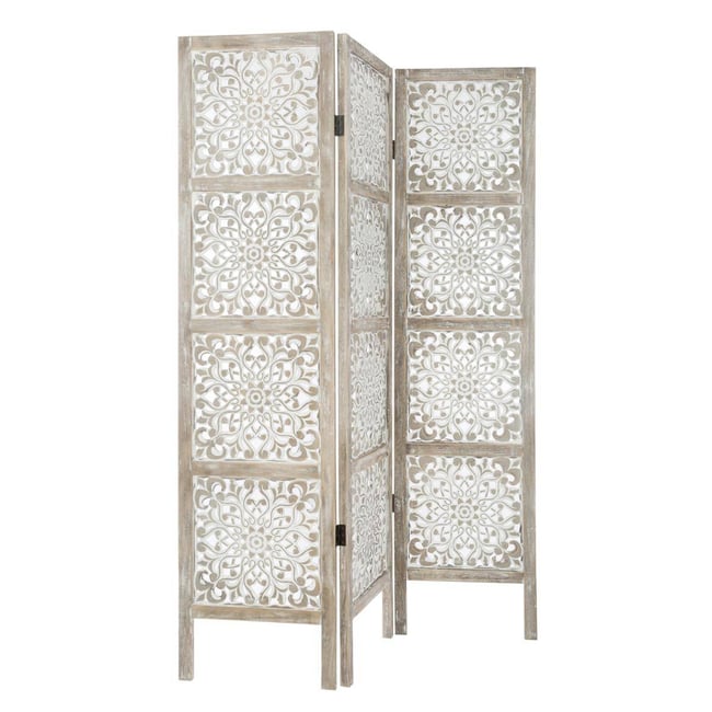 Paravent ETNIK Couleur blanc <span itemprop=