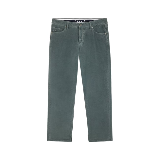 PANTALON MID LOOSE VELOURS ROY50 bleu canard <span itemprop=