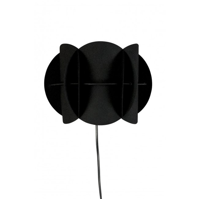 Lampe murale filaire vintage Corridor Couleur noir <span itemprop=
