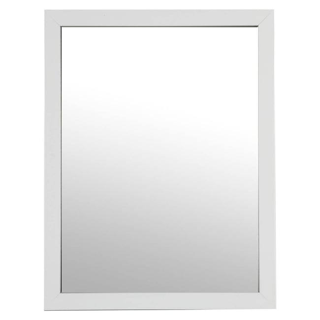 Miroir 24x33,5 cm FIRST Couleur blanc <span itemprop=