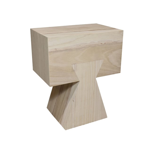 Meuble d'appoint en bois, LINE Couleur naturel <span itemprop=