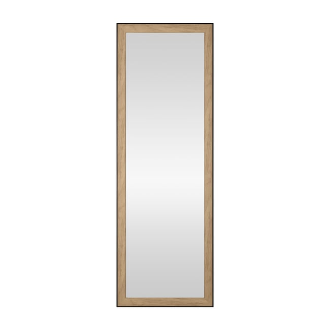 Miroir en métal recyclé, INDUS Couleur noir <span itemprop=