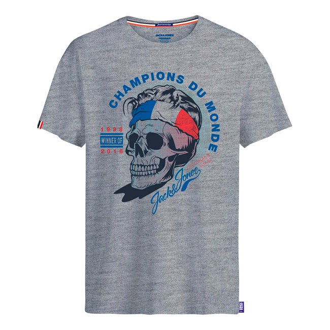 T-shirt Homme Saltrock Bleu - Logo Graphique - Taille L - Coton - Occasion