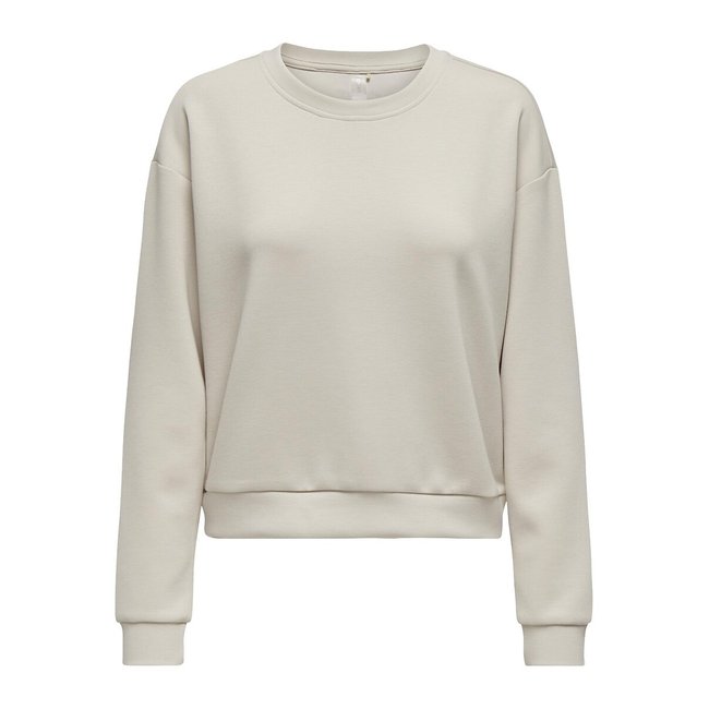 Felpa girocollo beige ONLY PLAY