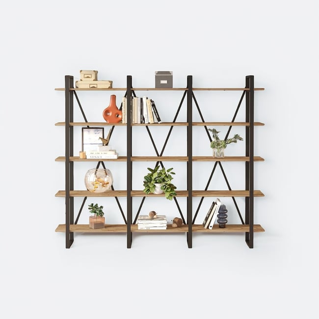 Полка для книг, Ml4 / МИ4 дерево SO'HOME