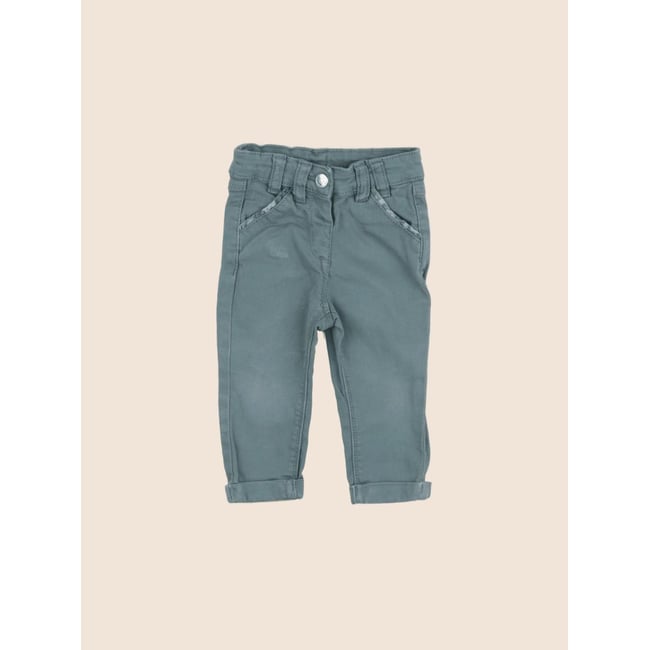 Pantalon - Très bon état vert <span itemprop=