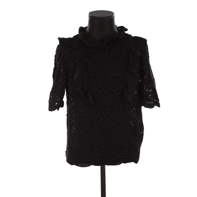 Blouse en coton - Très Bon État noir <span itemprop=