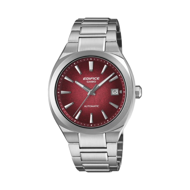 Montre Analogique  EDIFICE argenté rouge argenté <span itemprop=
