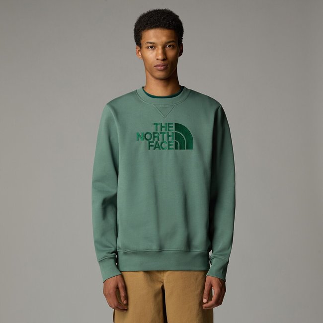 Simple Dome Sweatshirt with Crew Neck, green, THE NORTH FACE