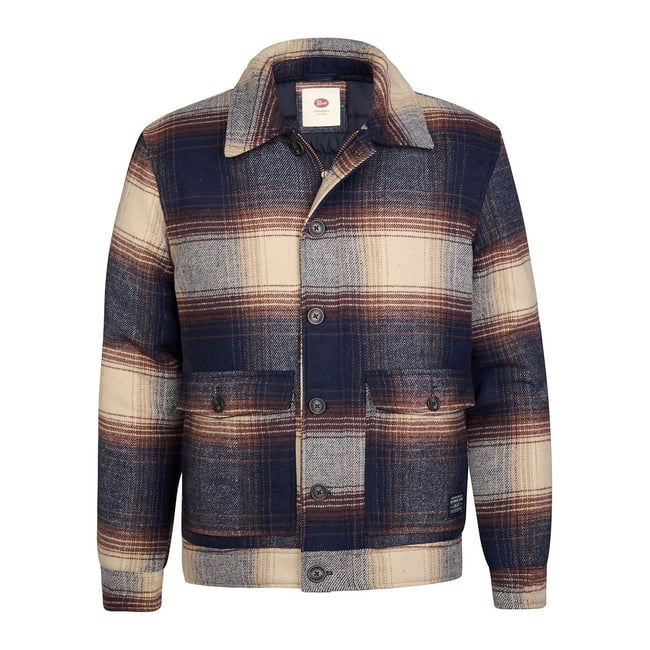 Veste ample longue à carreaux - PETROL INDUSTRIES