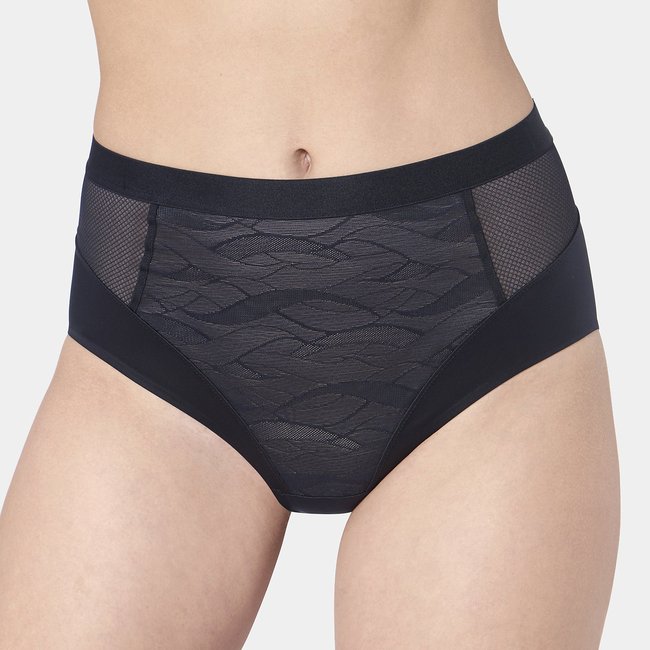 Slip culotte maxi AIRY SENSATION noir <span itemprop=