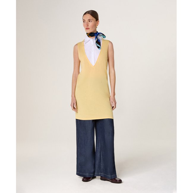 Robe chemise bi-matière - RODIER