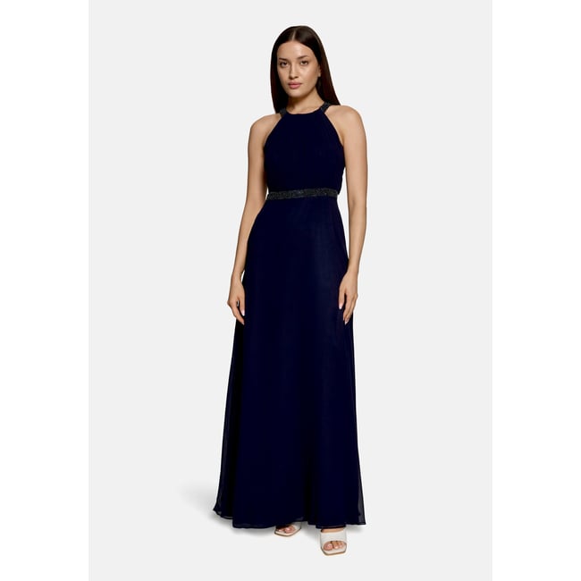 Robe de soirée dos-nu night sky <span itemprop=