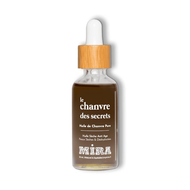 Huile de chanvre sérum anti-âge Chanvre des Secrets - MY MIRA