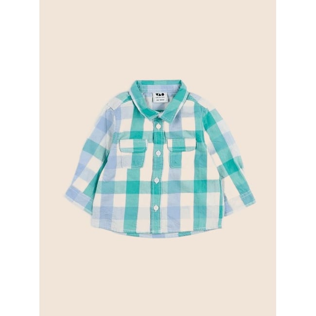 Chemise - Très bon état vert <span itemprop=