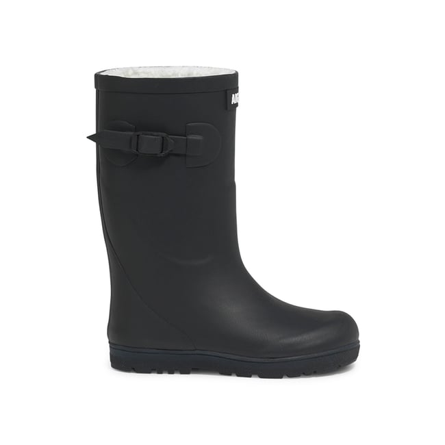 Botte de pluie fourrée à semelle crantée WOODY-POP FUR UNISEX - AIGLE