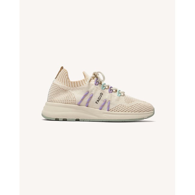 Basket running vegan HEARTWOOD beige clair <span itemprop=
